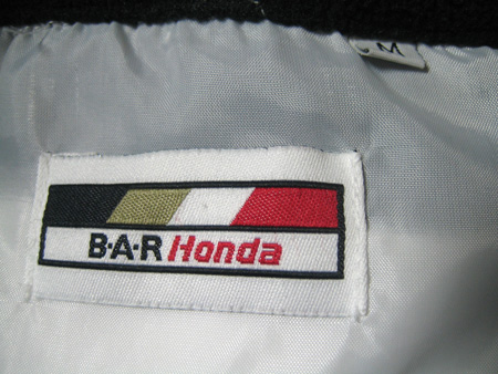 ☆BARホンダ チーム支給品フリースジャケット: Re:セレステへの
